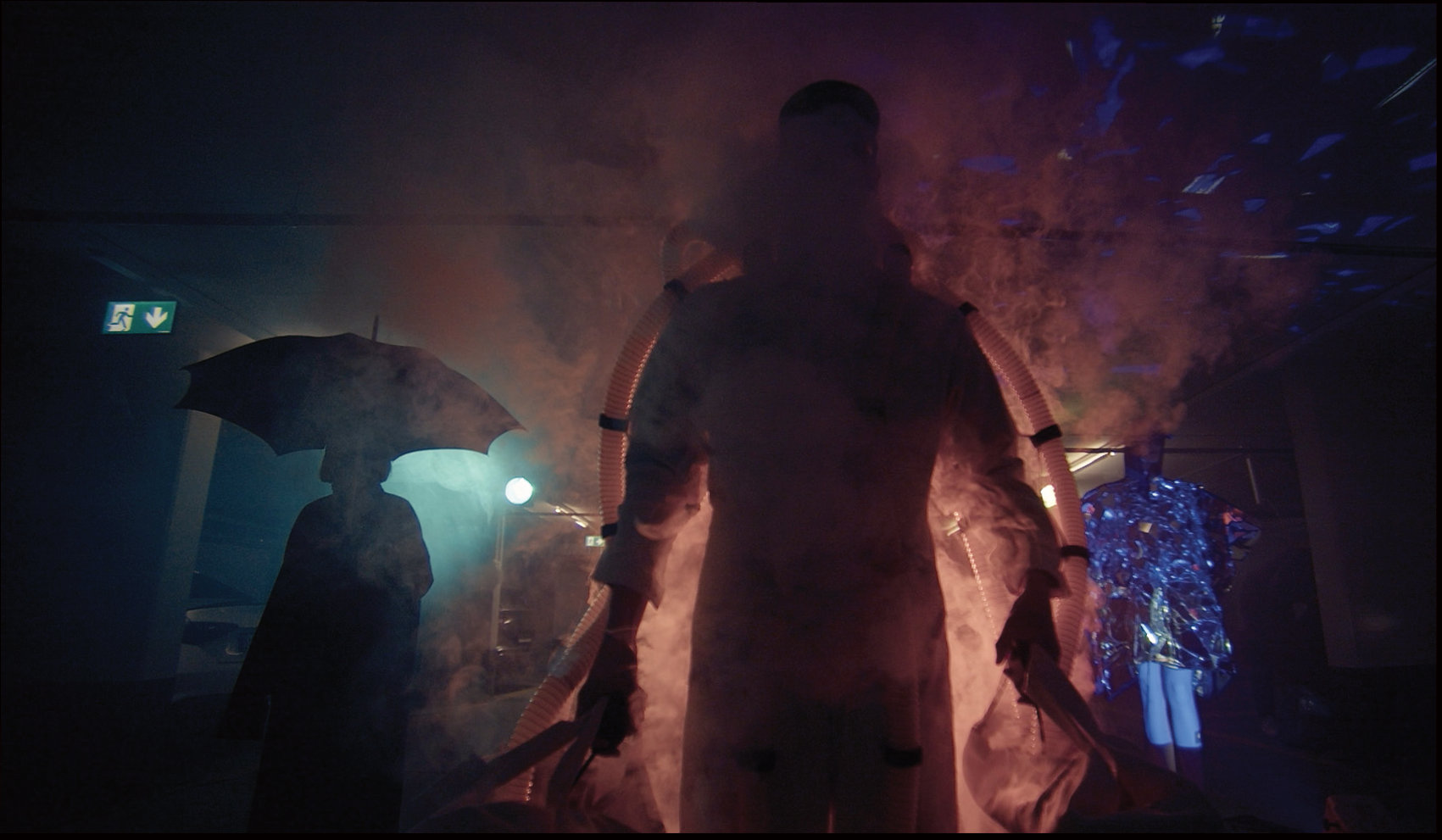 Fog suit performance in the dark